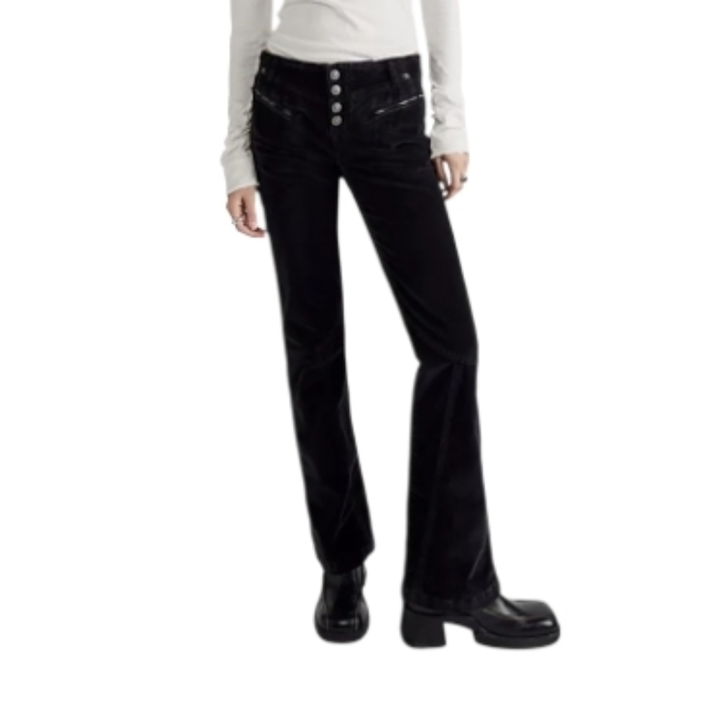 Free People Hit Back Slim Flare Pants